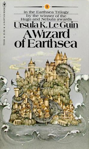 book cover for A Wizard of Earthsea