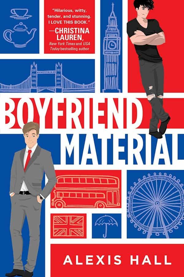 book cover for Boyfriend Material