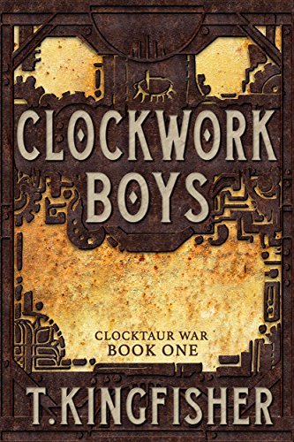 book cover for Clockwork Boys