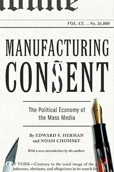 book cover for Manufacturing Consent