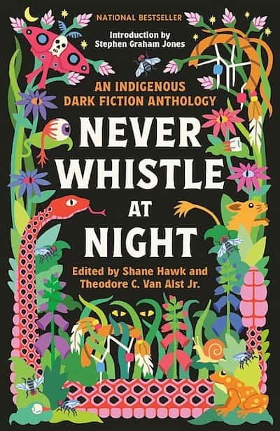 book cover for Never Whistle at Night