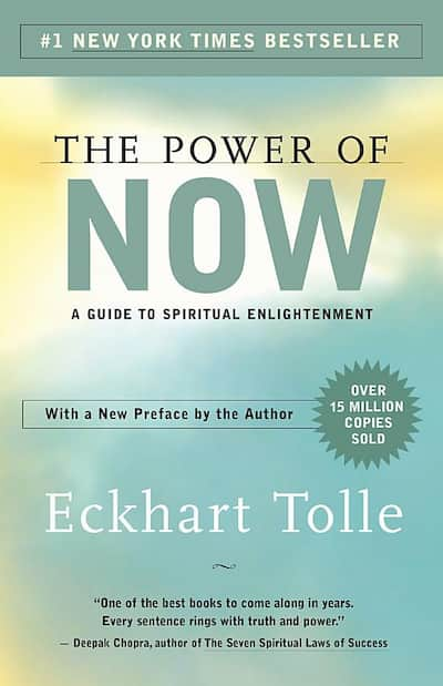 book cover for The Power of Now