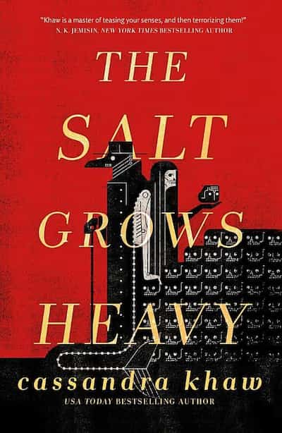 book cover for The Salt Grows Heavy